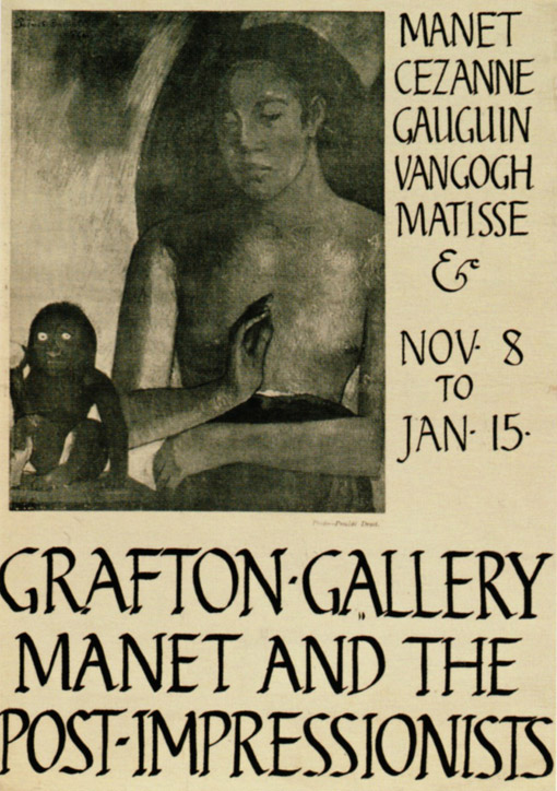 Poster for the first Post-Impressionist exhibition, London, 1910